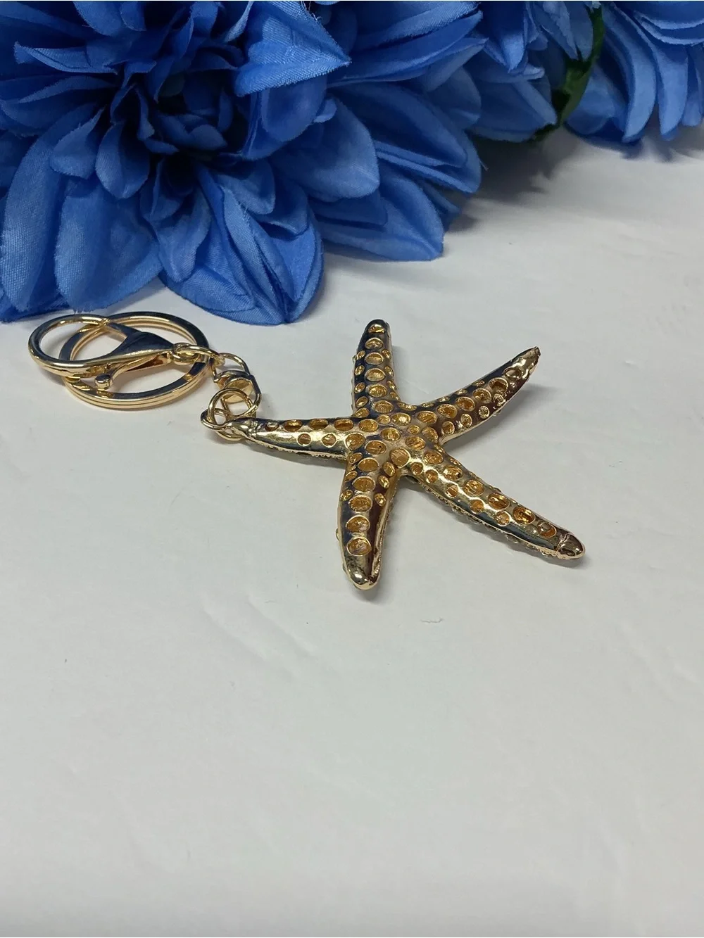 🌟STUNNING LARGE STARFISH BAG CHARM